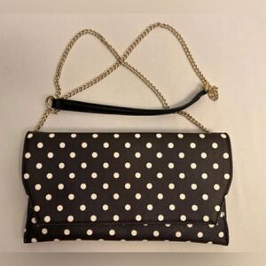 NWT Talbots Black Polka Dot Crossbody